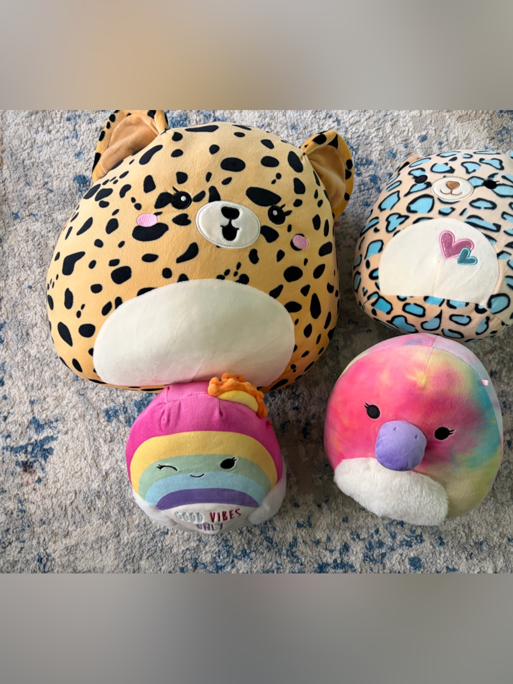 Lot of 4 squishmallows